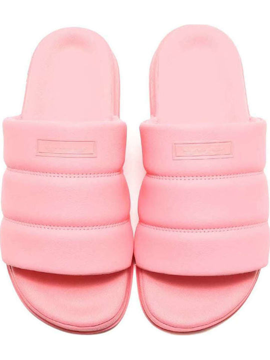 Adilette Essential Super Pop Slides σε Ροζ Χρώμα