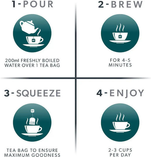 NutraTea Chamomile & 40gr 20 φακελίσκοι Chamomile & Lemon Balm