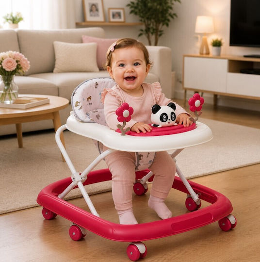 ForAll Baby Walker for 6+ Months Fuchsia