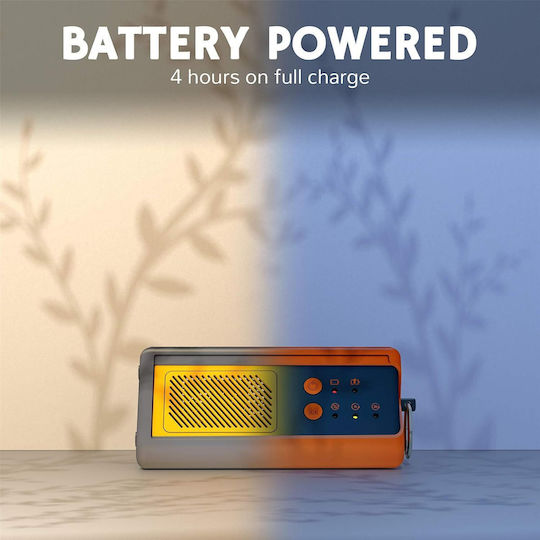 Airthereal Pa1k-go Generator Portabil de Ozon 1000mg/h Wireless Baterie Reîncărcabilă 3000mah 4 Moduri de Operare Eliminare Mirosuri Bacterii Viruși Pentru Mașină Hotel Birou Baie Spații de Până la 46 Mp Autonomie de Până la 4-6h