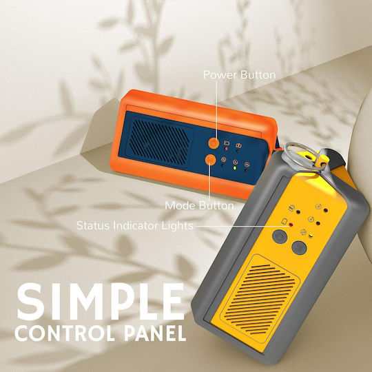 Airthereal Pa1k-go Generator Portabil de Ozon 1000mg/h Wireless Baterie Reîncărcabilă 3000mah 4 Moduri de Operare Eliminare Mirosuri Bacterii Viruși Pentru Mașină Hotel Birou Baie Spații de Până la 46 Mp Autonomie de Până la 4-6h