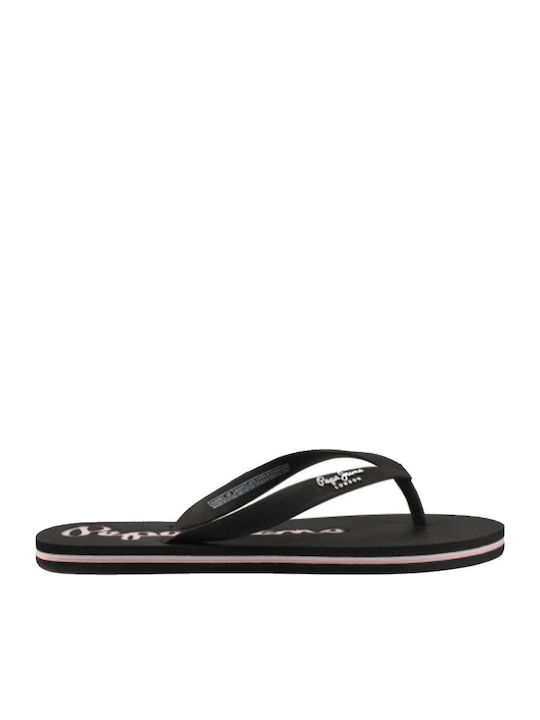 Bay Beach Women's Flip Flops Black