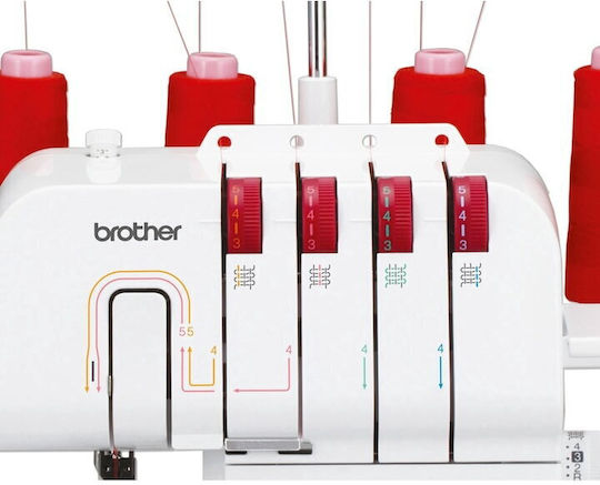Brother Conventional Sewing Machine Overlock M343d White