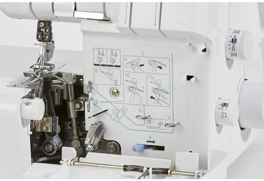 Brother Conventional Sewing Machine Overlock M343d White