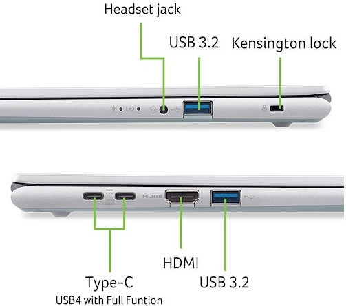 Acer NB ASPIRE GO 16 AG16-71P -9247 16" IPS FHD+ 120Hz (i9-13900H/16GB/512GB SSD/W11 Home) (GR Keyboard)