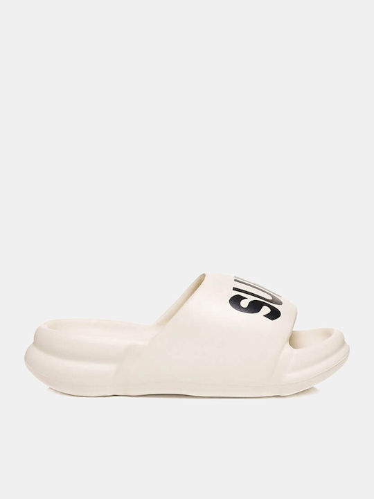 Women's Slides Beige