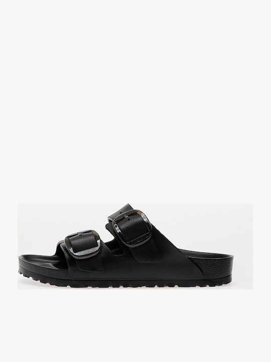 Arizona Big Buckle Flip Flops in Sandal Style in Black Colour