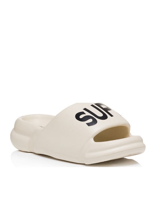 Superdry Slides Μπεζ