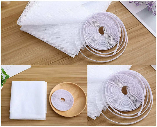 Verk Group Plasă De Țânțari Fereastră Cu Scai Stabilă Din Poliester 150x180cm