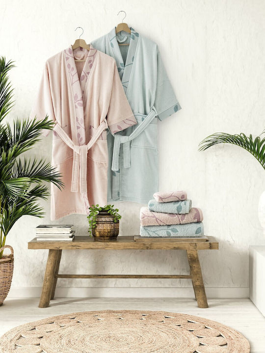 Nima Bath Towels Set 3 pcs Diyo Nude Weight 450gsm