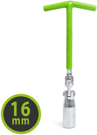 Cheie Pentru Bujii 16 Mm Cheie Pentru Bujii Auto Cu Mâner T Din Cauciuc 21.5 Cm