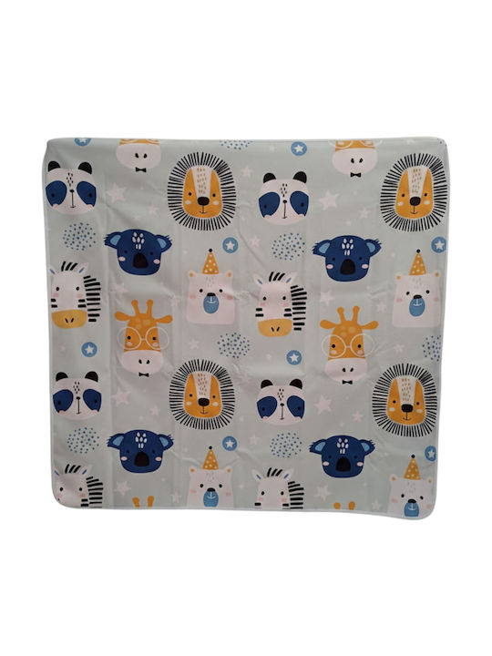 Queen Mother Jungle Animals Kinderteppich Grün 130x130cm