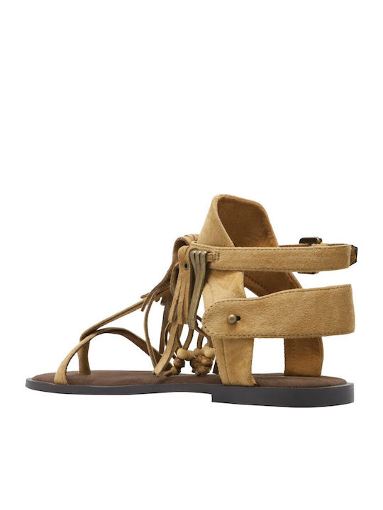 Women's Flat Sandals Brown