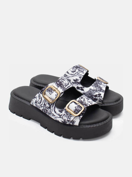 Γυναικεία Σανδάλια Flatforms Μπλε