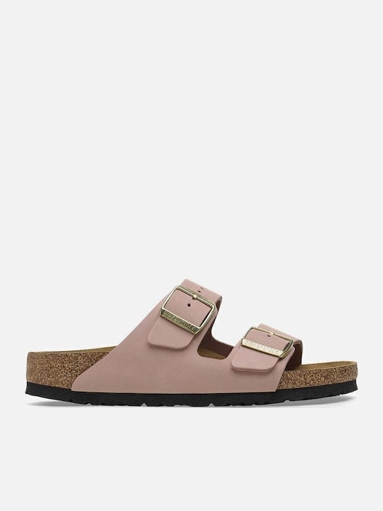 Bs Classic Arizona Sandale De Damă Din Piele Roz Îngust Fit