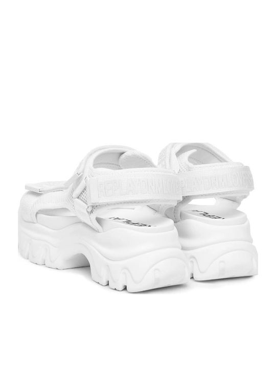 Juyce Women's Flat Sandals Sporty in White Color