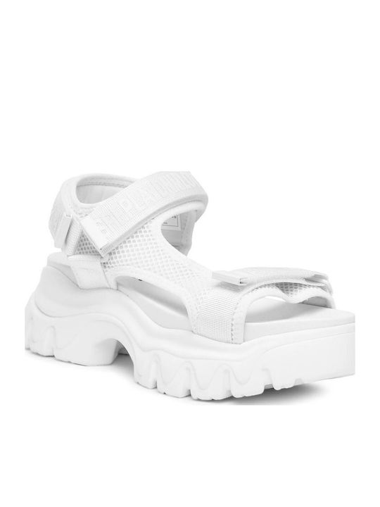 Juyce Women's Flat Sandals Sporty in White Color
