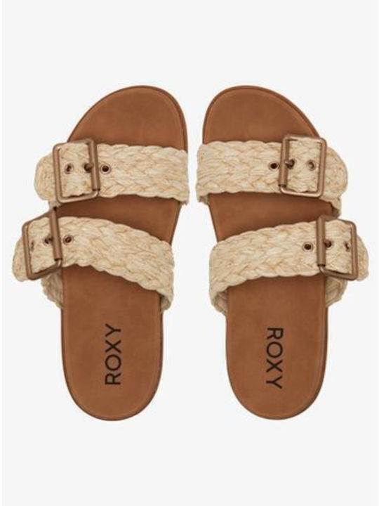 Into Summer Flache Sandalen für Damen in Beige Farbe