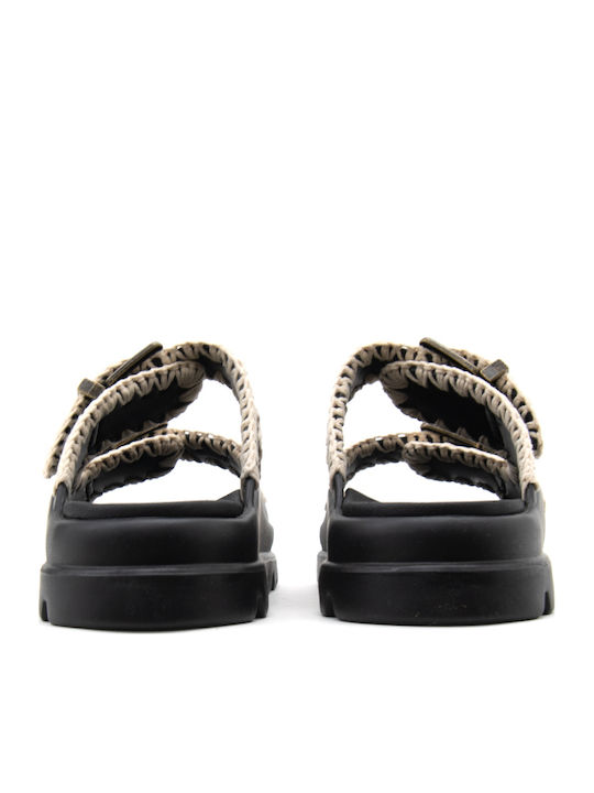 Women's Flat Sandals Black