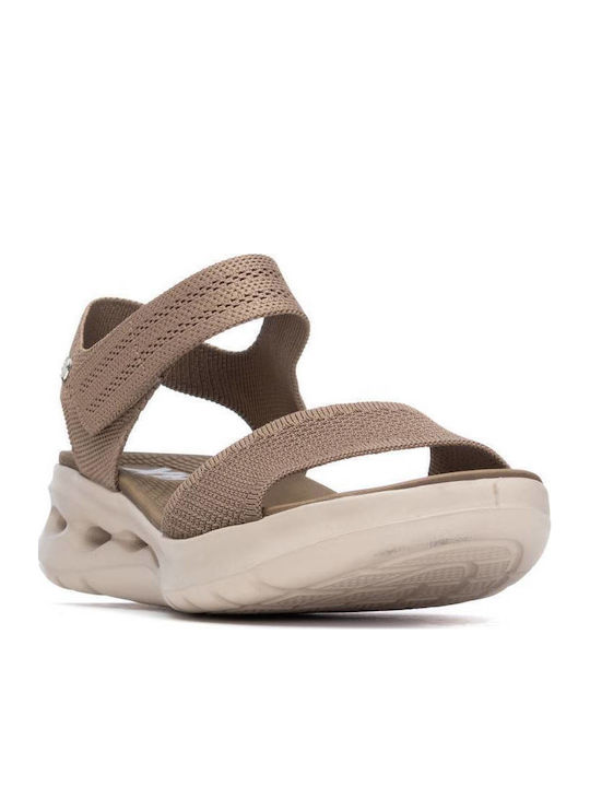 Women's Flat Sandals Sporty Brown
