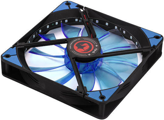 Marvo FN-16 Ventilator pentru Carcasa 140mm cu Iluminare Albastră Albastru