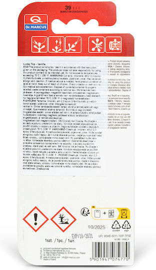 Dezodorant Auto Dr Marcus Lucky Top Vanilie