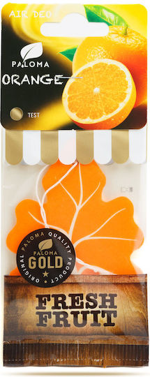 Dezodorant Auto Paloma Gold Fruct Proaspăt Portocaliu Parfum Fructat Portocaliu