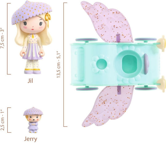 Figurină Tinyly Jil & Jerry Djeco