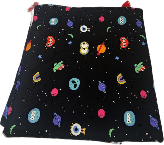 Two In A Castle Black Beach Towel