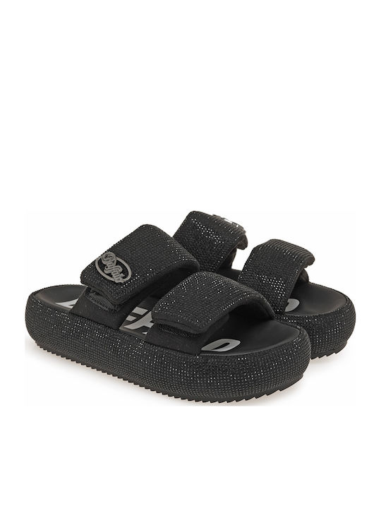 Buffalo Sandals Black