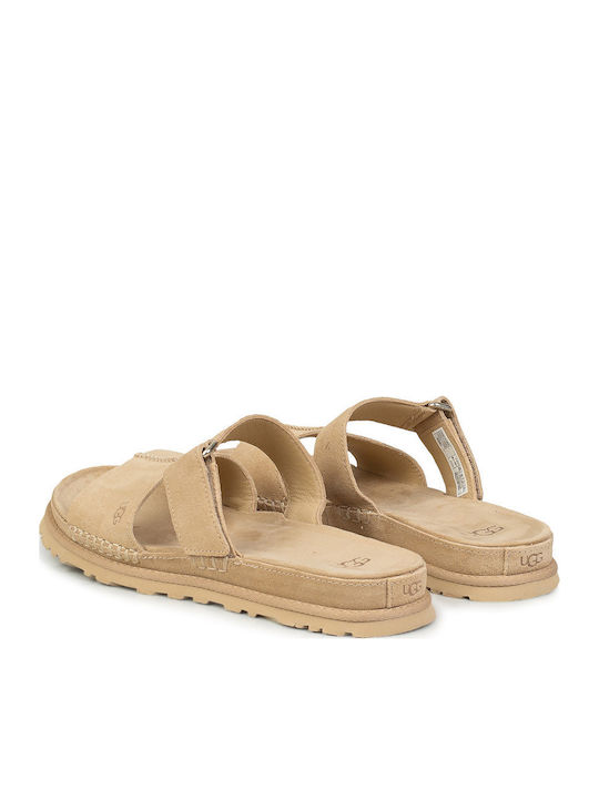 Slides Women's Flat Sandals Brown