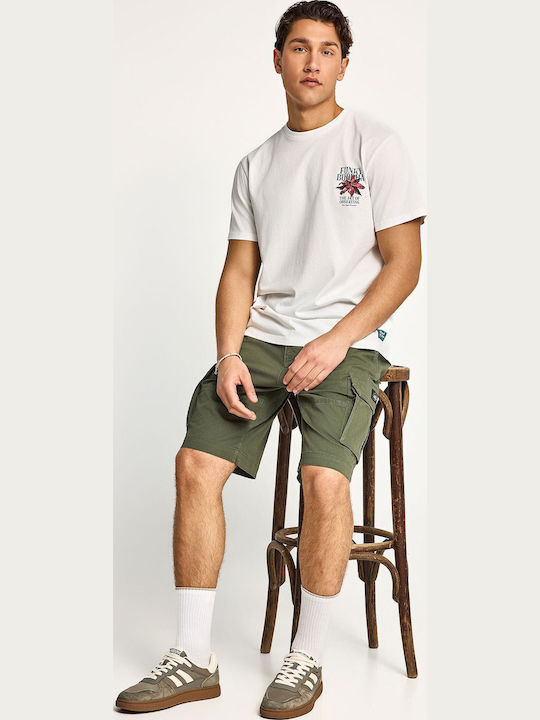 Men's Cargo Bermuda Deep Forest FBM013-030-03-Deep-Forest