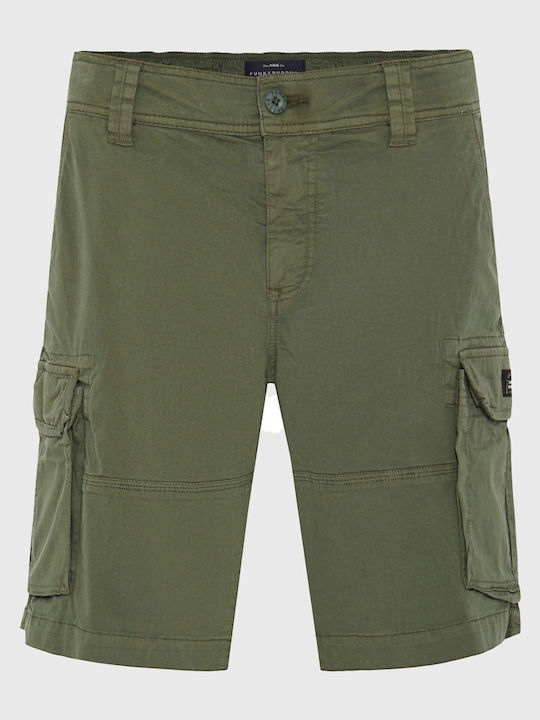 Men's Cargo Bermuda Deep Forest FBM013-030-03-Deep-Forest