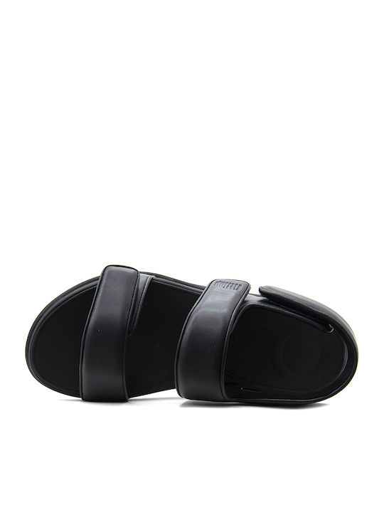 Women's Flat Sandals Flatforms in Black Color