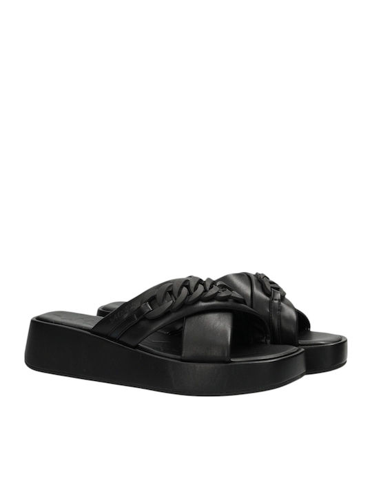 Lexi Γυναικεία Σανδάλια Flatforms Μαύρα