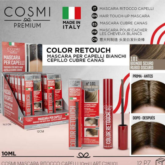 Cosmi Italia Mascara Μαλλιών Ξανθό Σκούρο 10ml