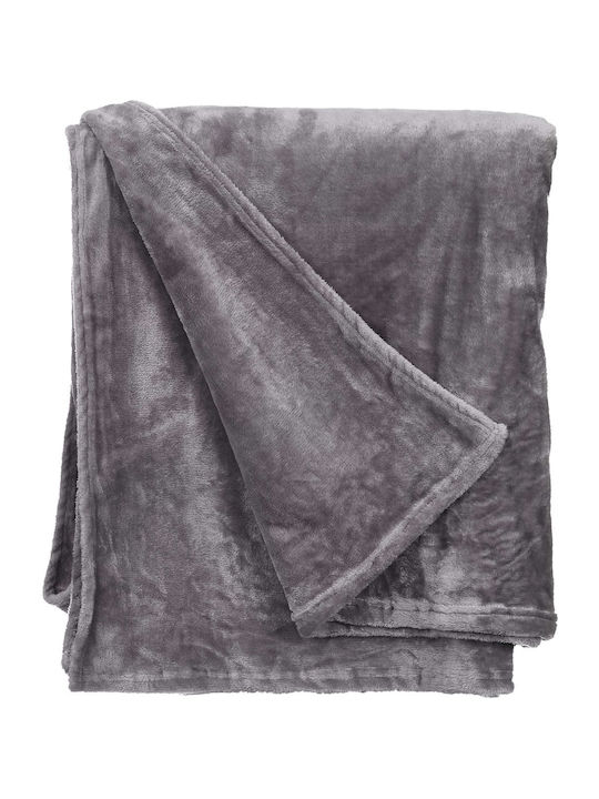 Gift Decor Pătură Canapea 130x160 cm Gri