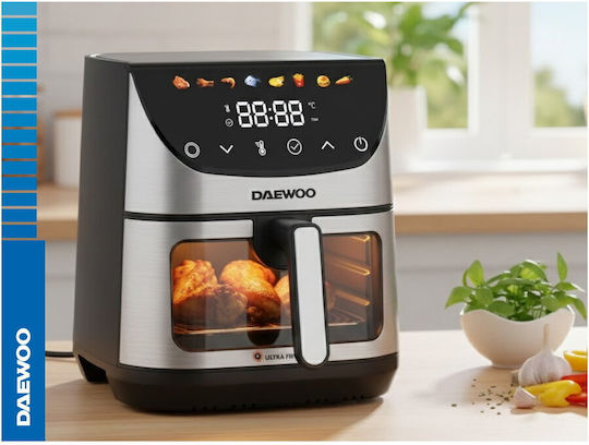 Daewoo Air Fryer cu Wi-Fi 6.5l Gri DAF1600IX