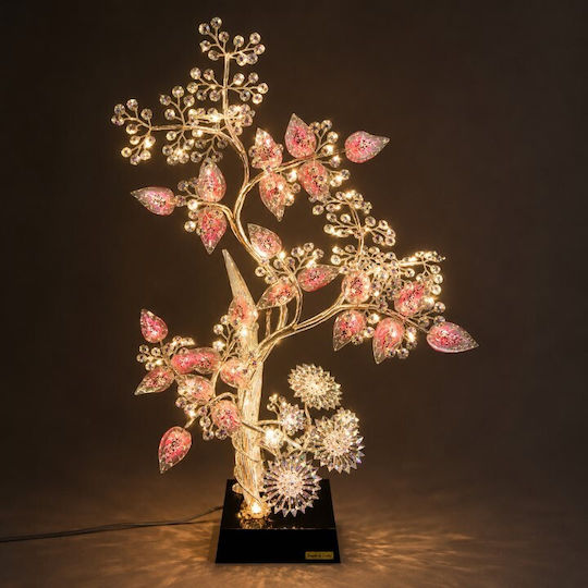 Dekorative Lampe Blume Rosa