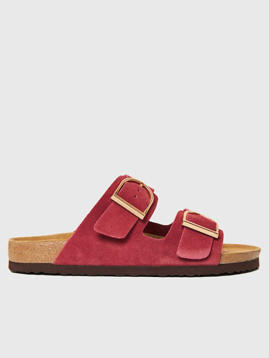 Funky Buddha Women's Flat Sandals Pink Regular Fit FBL013-118-08-Faded Rose