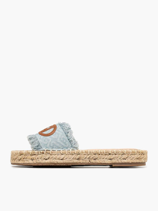 Women's Flat Sandals Light Blue