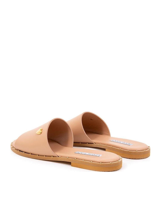 Sofia Manta Women's Leather Sandals Nude 645 Nude Heart