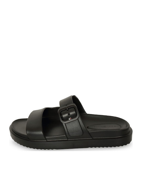 Women's Flat Sandals in Black Color