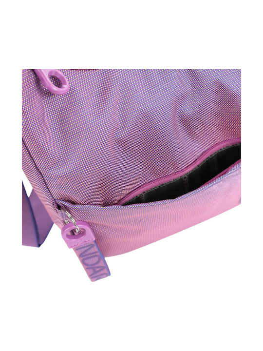 Fabric Women's Shoulder Bag Purple