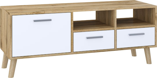 TV Stand Mirax White L120xD40xH49cm