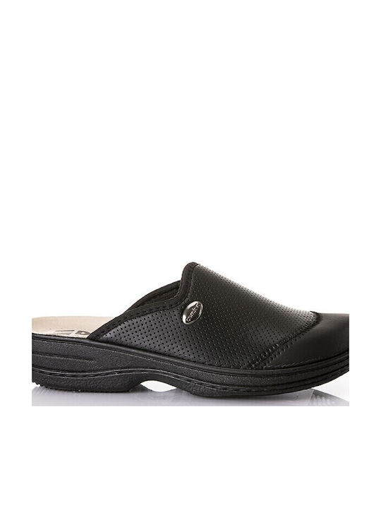 Dicas 553 Damen Anatomisch Clogs Schwarz