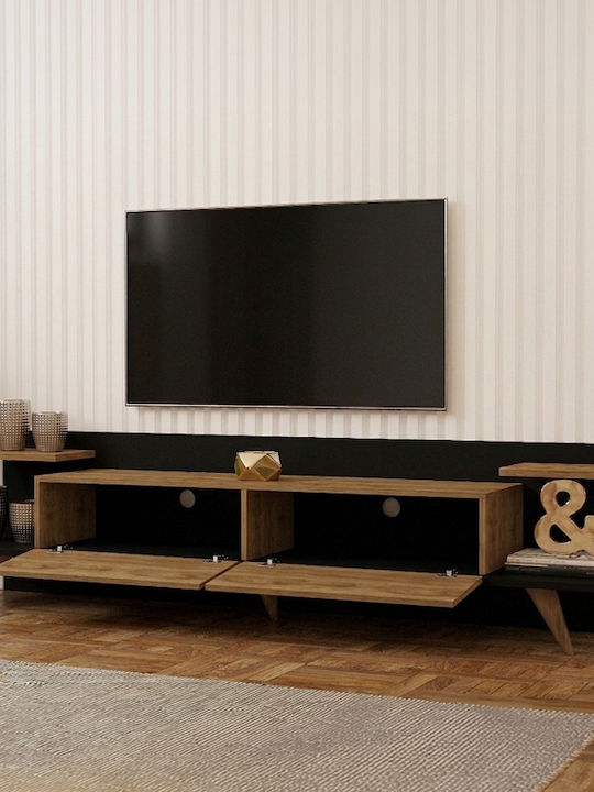 TV Stand Astry Anthracite L180xW36.8xH45cm
