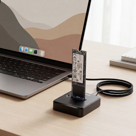 Rebel Docking Station for SATA/PCIe Hard Disks with USB-C Connection
