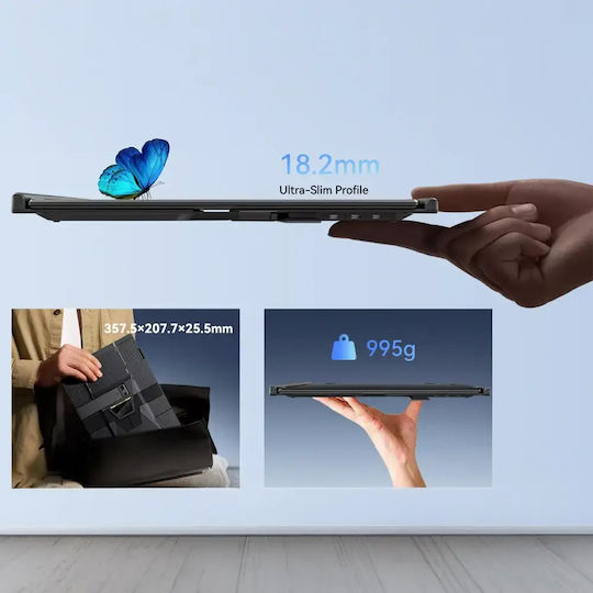 Blackview 14' Single Laptop Screen Extender Lcd 60hz 1080p Black Scm5