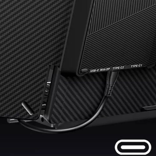 Blackview 14' Single Laptop Screen Extender Lcd 60hz 1080p Black Scm5
